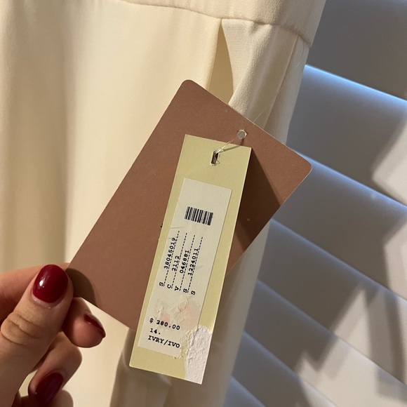 Bridal Ivory Halter Jumpsuit - Picture 5 of 7